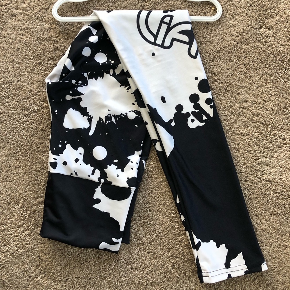 LIFT high waisted ink splash tights